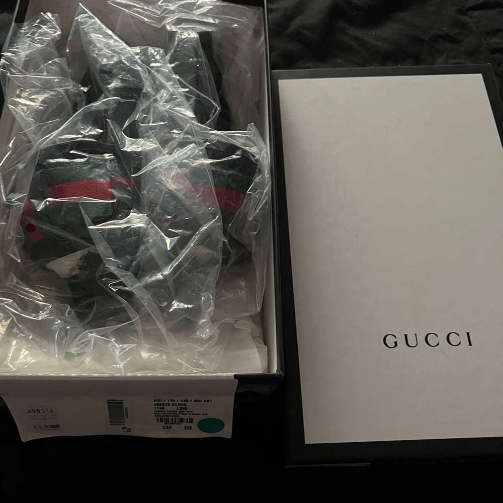 Gucci Satin bow slides